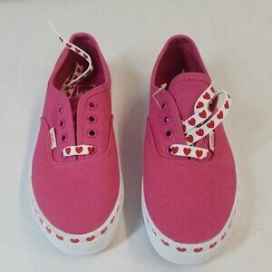 NWT Girls Van lace-up sneakers, size 2
